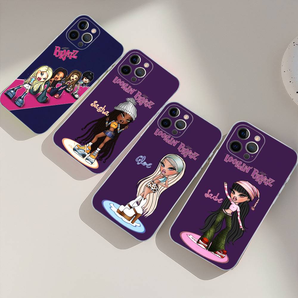 B-Bratzs Phone Case For iPhone 17 16 15 14 13 11 12 Pro Max 16 Plus Transparent