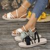 Women's Sandals Fashion Trend Non-slip Wear Sandals Comfortable Soft Soled School Beach Flat  Shoes for Women Zapatos De Mujer