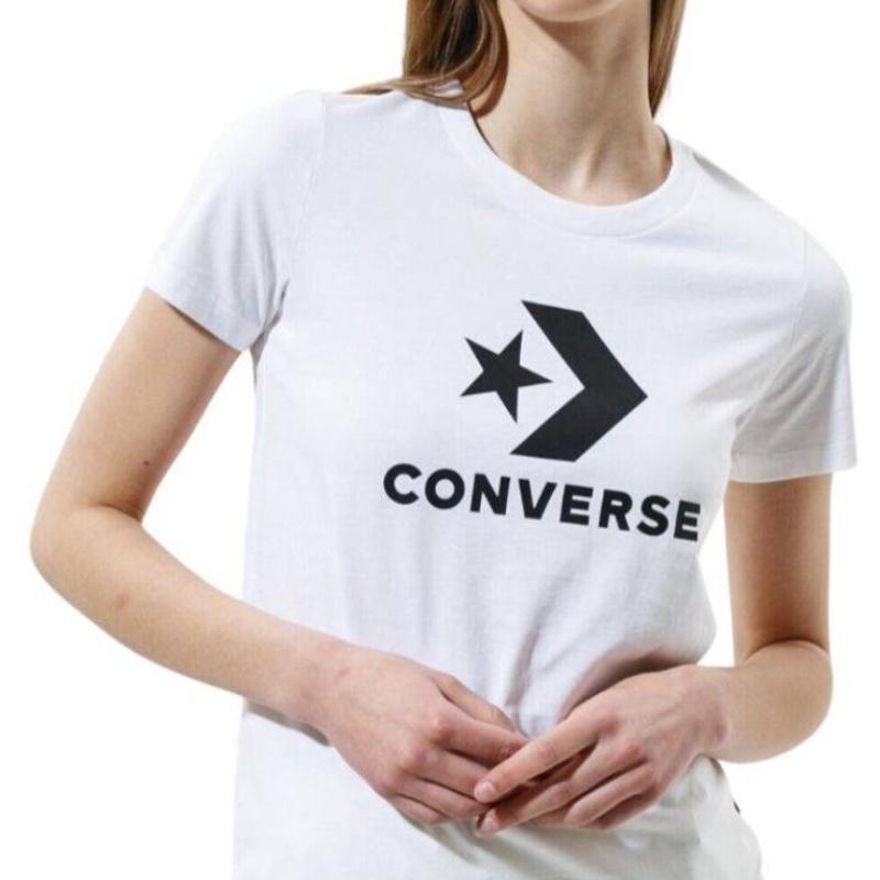 Converse Regular T Shirt Women's White 10018569-A01