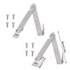 2pcs Efficient Folding Support Hinges With Screws Door Stay Hinge Small Lid Support Hinges  Windows