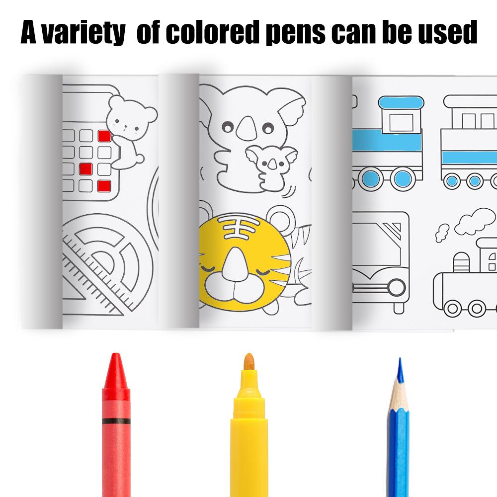 1PCS Three Meters of Children's Graffiti Scroll