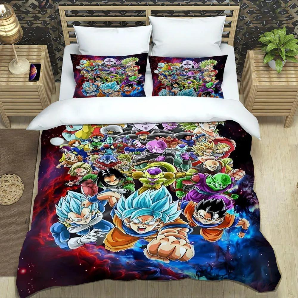 

Luxury And Comfortable Cartoon Pattern Duvet Cover Set With Duvet Cover And Pillowcases King Queen Twin Sizes For All Ages 135X200cm 2pcs