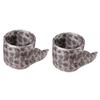 1 Pair Leopard Print Sheer Gauze Shoe Laces for Women Casual Shoes Sneakers 4CM Width Decorative Shoelaces Shoestrings