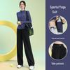 Women's Quick-Dry Long Sleeve Fitness Set for Badminton, Running, and Outdoor Sports - Autumn/Winter Collection