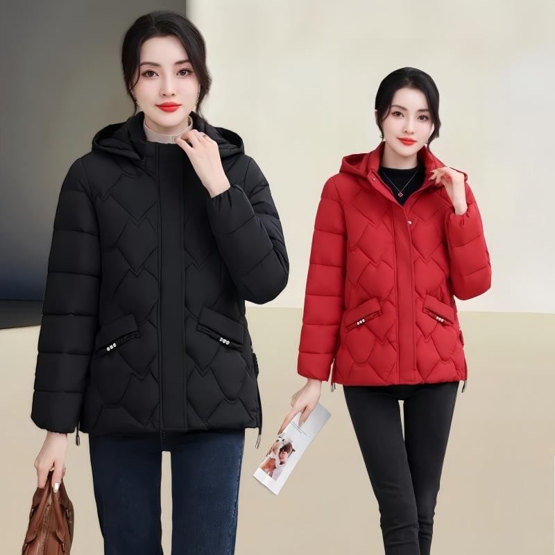 

Down cotton-padded clothing women s short winter new fashion cotton-padded clothing thickened warm cotton-padded jacket temperament jacket XL