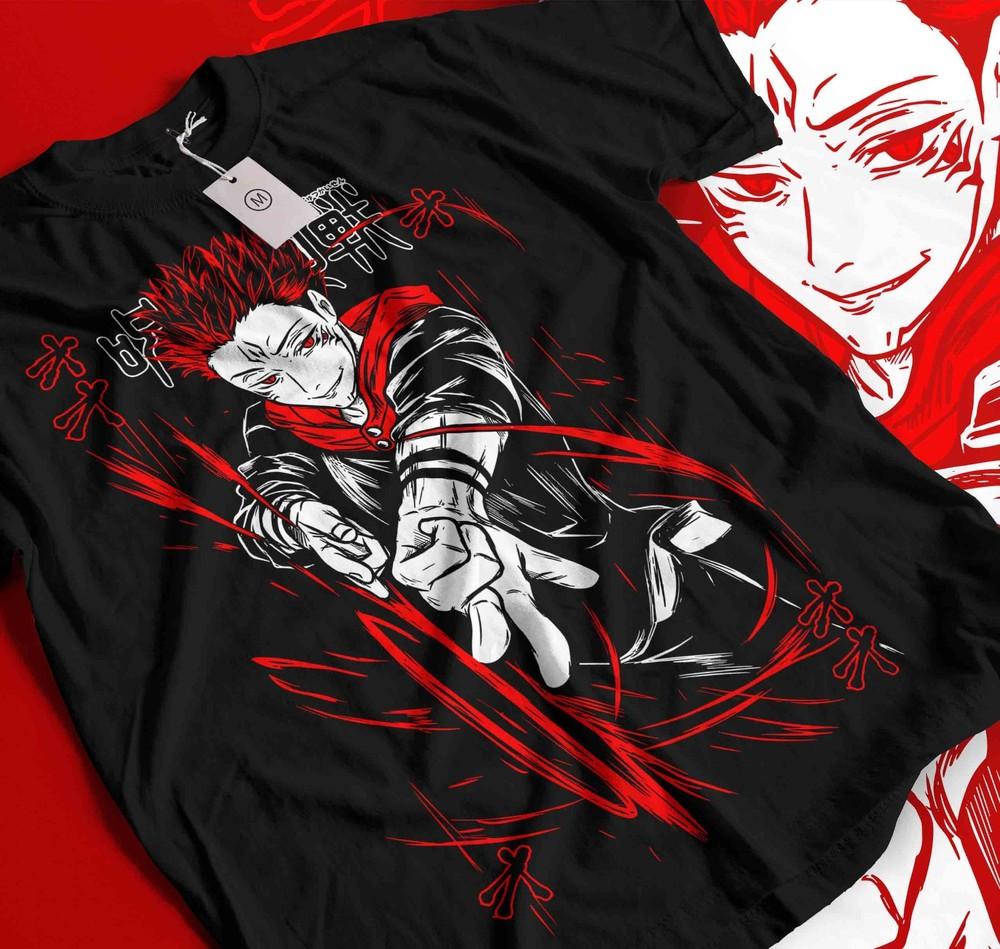 

Ryomen Sukuna T-Shirt Jujustu Kaisen jujutsu kaisen Horror gift Shirt Best 606 L