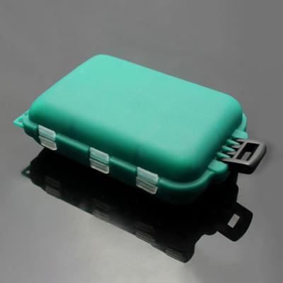 MUQZI Sportaccessoire 10 compartimenten Mini Visaas Lepel Haakdoos Gadget Case Visgerei Accessoire