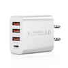 Adattatore di Alimentazione 30W Multi Porte Ignifugo Ricarica Stabile Spina USA/UE 3 USB PD Tipo-C Caricabatterie da Viaggio per Telefono Cellulare Accessori per Cellulare