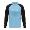 Mens Quick-Dry Hooded Fishing Shirt UV Protection Long Sleeve Lightweight Sportswear Outdoor Angling Water Activities