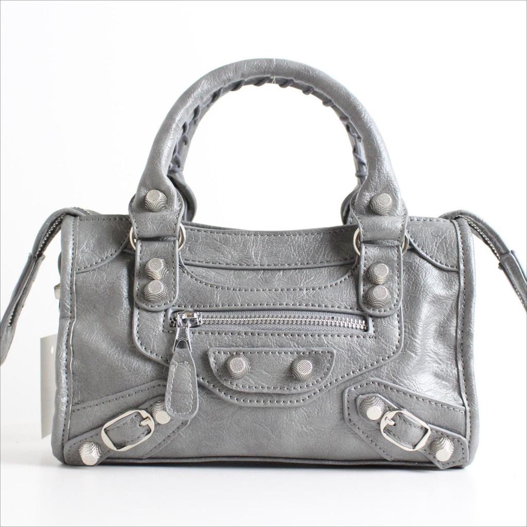 Women's Mini Crossbody Tassel Bag - Medium/Small Size, Motorcycle Style