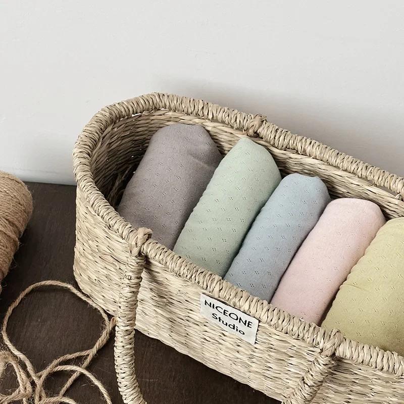 2025 Summer Kids' Breathable Cotton Pajamas - Unisex Solid Color Home Set