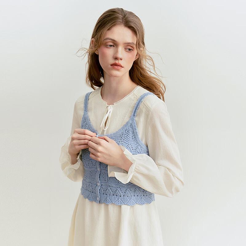 LEDIN Korean Style Sweet Knitted V-Neck Tank Top