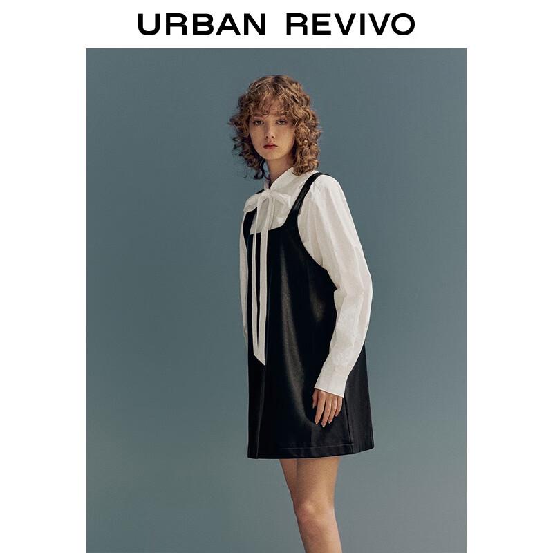 UR Women's Retro Modern Square Neck Vest Dress