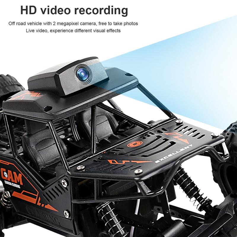 Rc Car With HD 720P WIFI FPV Camera Machine On Remote Control Stunt  2.4G SUV Radiocontrol Climbing Children Toys