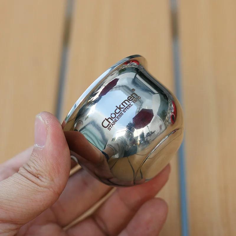 80ml 316 Surgical Steel Shot Glass Premium Liquor Tasting Cup Whiskey Tequila Spirit Glass Dishwasher Safe Barware Gift 2.7oz