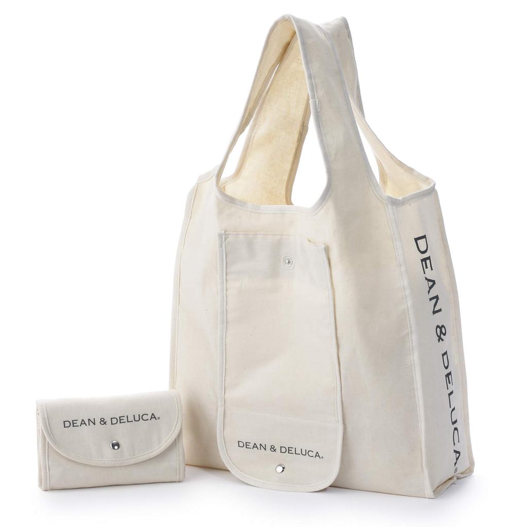 Shopping eco plastic my 43 x 37 x 14 cm [Dean & Deluca] bag, natural, bag, foldable, lightweight, compact, bag, bag,