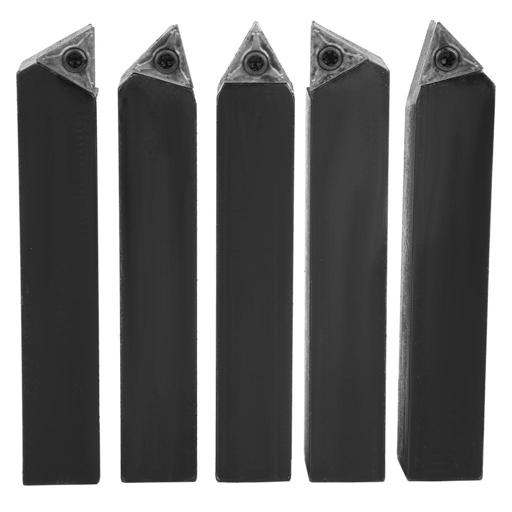 5 Piezas Herramienta de Corte de Torneado de Carburo Indexable Cortador de Hardware 34?Pulgada para Taladrar Avellanar