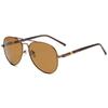 Occhiali da Sole da Uomo Oversize di Qualità con Montatura in Metallo e Aste a Molla in Lega, Polarizzati per la Guida