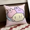 Asamimichaan Asleep Cushion Cover Reversible Soft Durable Pillow Cover Home  Car MultiScene Use for Daily Comfort