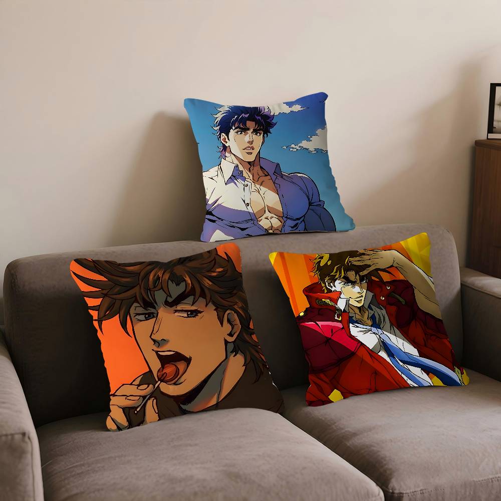 Joseph J-Joestar Cushion Cover Pillowcase Upholstery Sofa Throw Pillow Home Decor Pillowcas