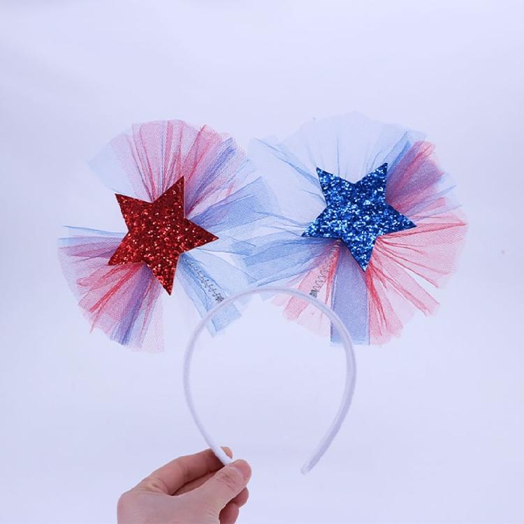 Julycostume Headbands Glittered Wand Star Julycostume Wand Head Bopper