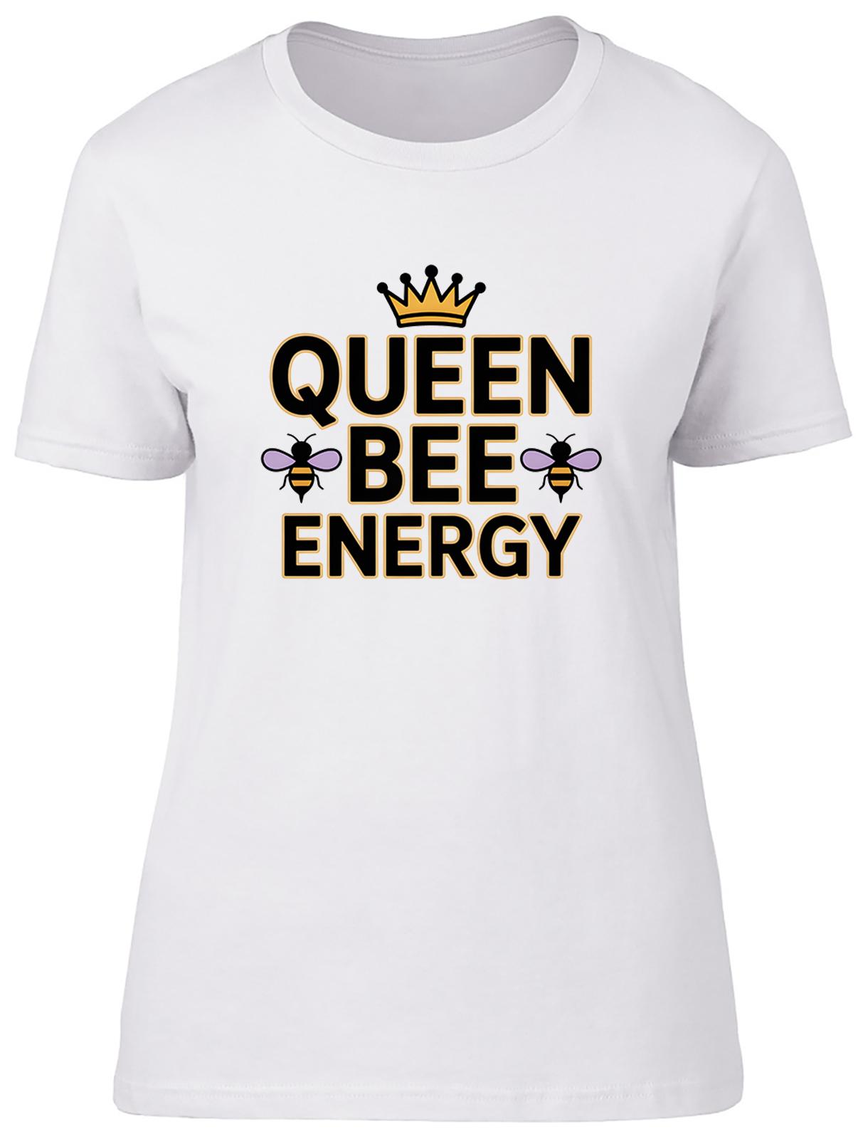 Queen Bee Energy Bumblebee Beekeeper Unisexs TShirt Ladies Gift Tee 2XL