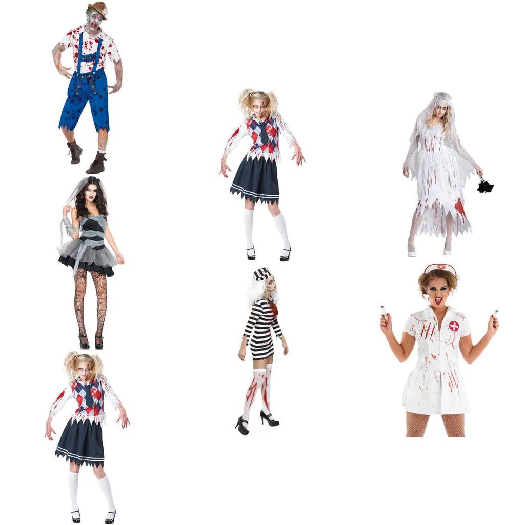 Spooky Zombie Bride Vampire Costume For Halloween Parties And Stage Performances Perfect For All