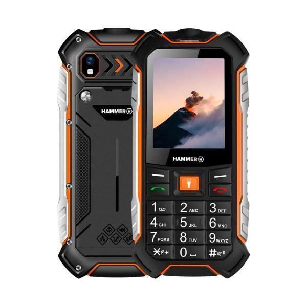 Téléphone portable - MYPHONE - Hammer Boost LTE - Robuste - IP68 - 4G - Orange