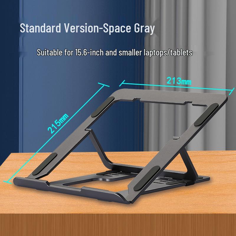Aluminum Alloy Foldable Laptop Stand Holder for Office/Desktop