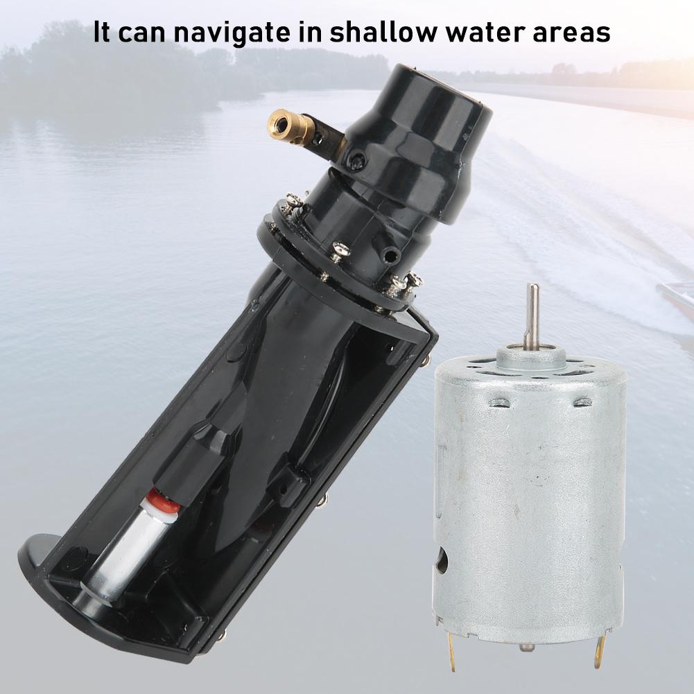 380 Motor Water Jet Pump Spray Propeller Remote Control RC Boat Accessories PartsBlack