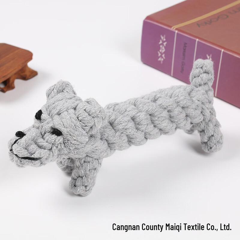 

Плетеная хлопковая веревка Игрушка-грызунок для щенка