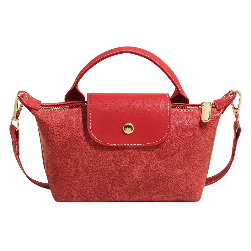 Fashionable Small Bag - Simple Hand-held Dumpling Bag - Commuting Single-shoulder Crossbody Bag