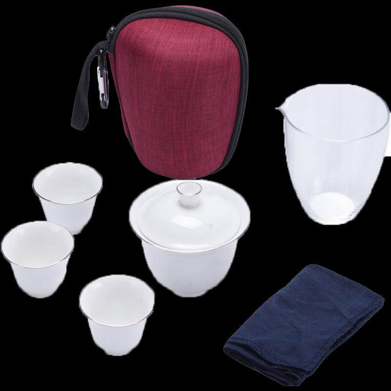 Xitu Portable Ceramic Kung Fu Travel Tea Set