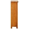 VidaXL Bookcase 45x22.5x82 Cm Solid Oak Wood