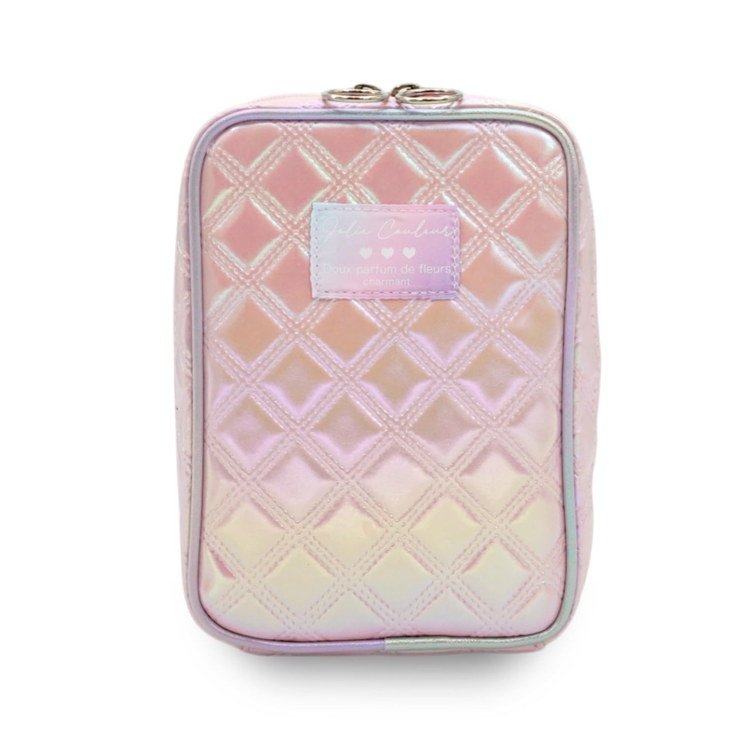 

Quilted Embossed Vertical Accordion Makeup Cosmetic Travel Large MSNKA453 Pouch, Large, Pouch, Pouch, Pouch, Capacity, Freestanding, (Pink) розовый
