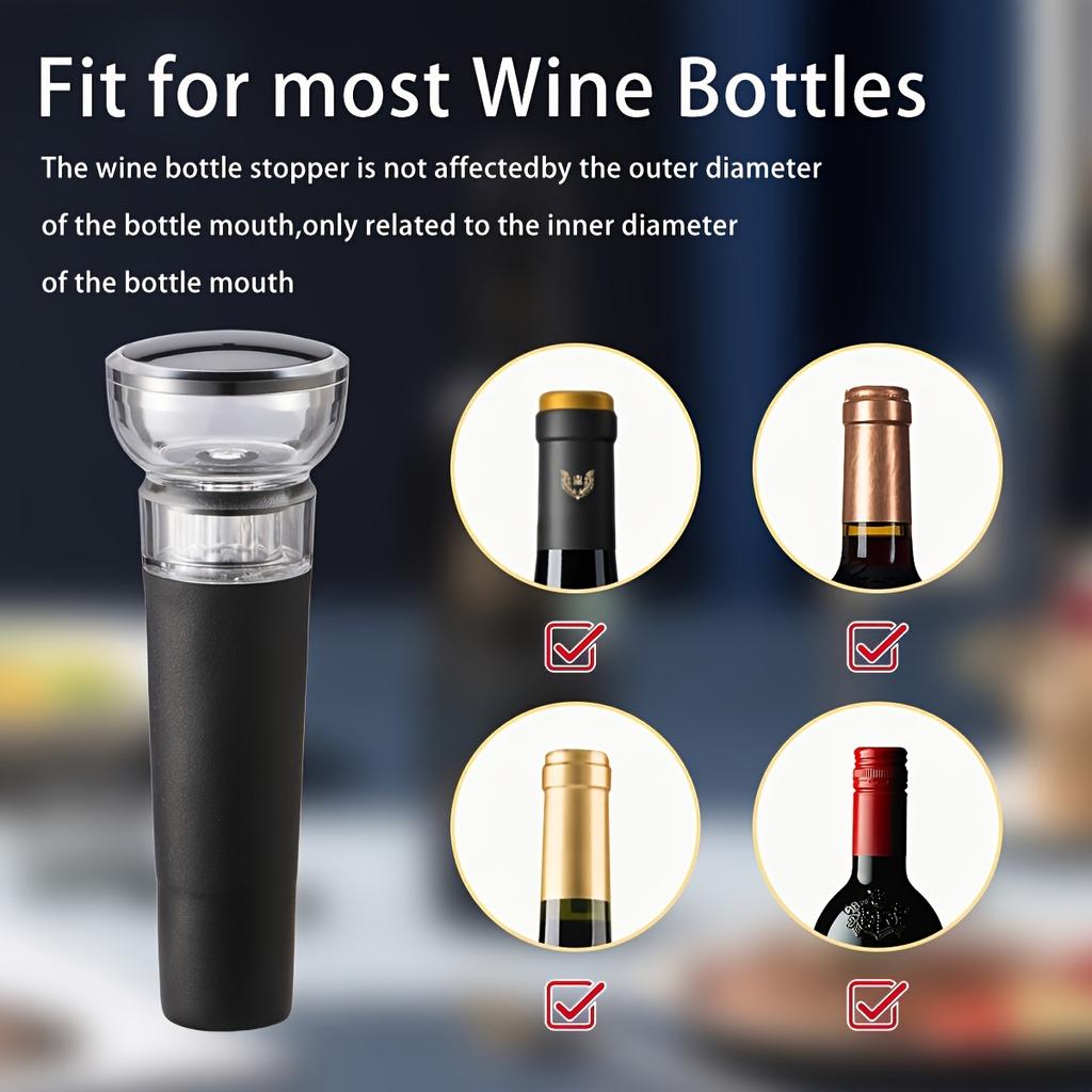 Electric corkscrew, powerful automatic corkscrew, with foil cutter, pourer, vacuum stopper, one-button corkscrew, for wine lovers.