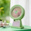 Cute Cartoon Desktop Small Fan with Adjustable Angle and Three-speed Settings for Cooling and Temperature Reduction. Charging Fan.