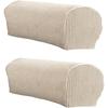 LINGXIYA Set of 2 Sofa Armrest Cover, Soft Stretch Arm Cover for Recliners Sofas Chairs,Couch Furniture Armrest Protector Covers