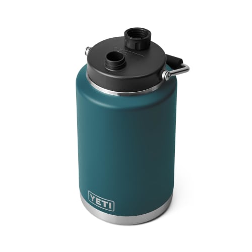 YETI Rambler Gallon Jug, Vacuum Insulated, Stainless Steel, with Mug Cap, Agave Teal