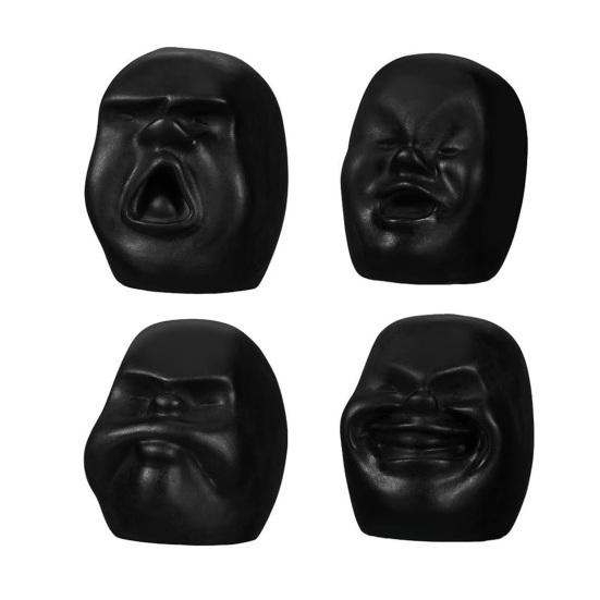 Human Face Squeeze Toy Anxiety Stress Relief Realistic Head Pinch Sensory Toy Teens Adults Soft TPR Calming Face Fidget Toy