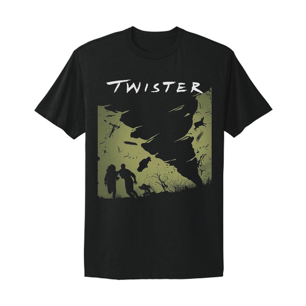 Твистер 90-х Постер Графика Кино Классический Фильм ретро vtg дизайн Футболка Унисекс Футболка S