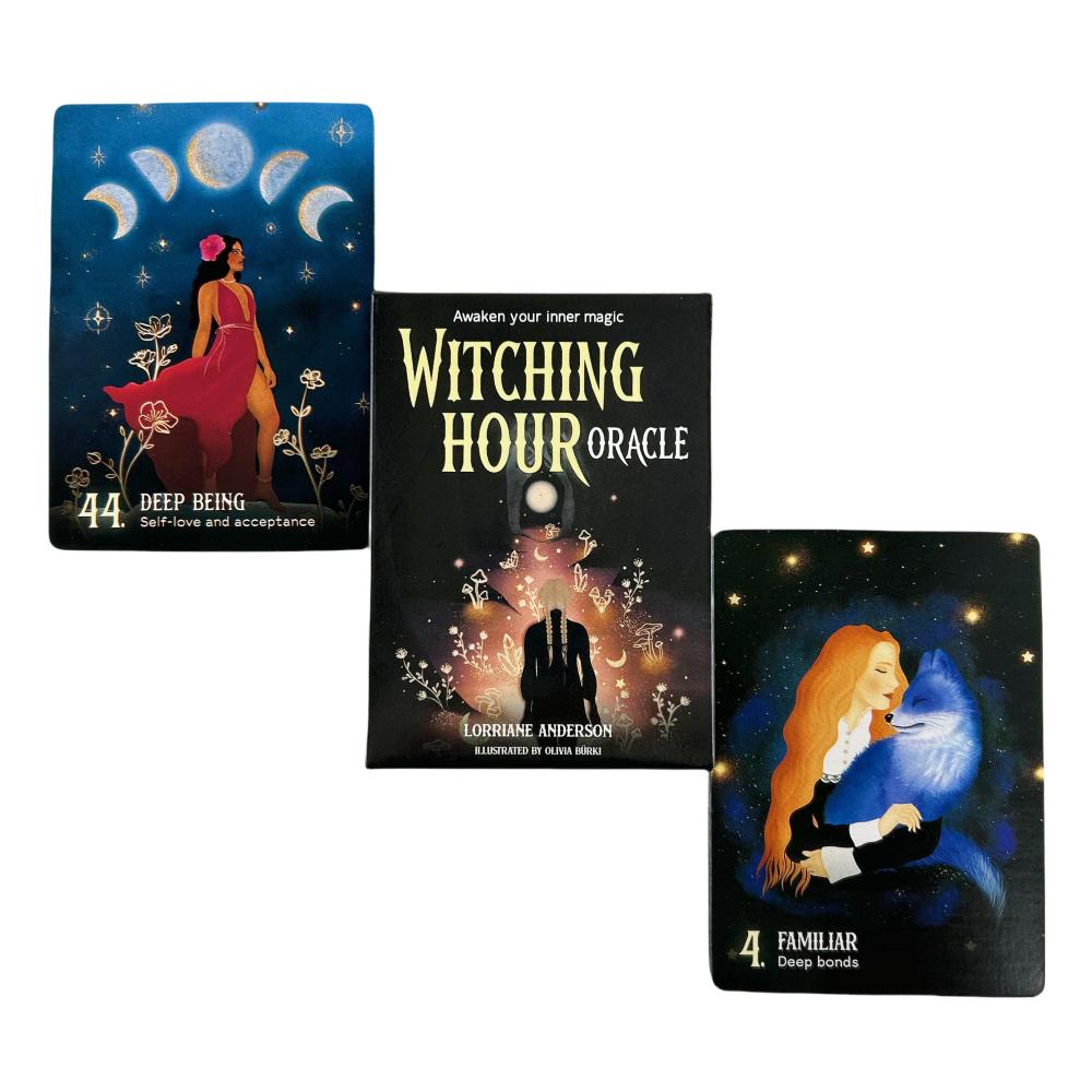 Magic Witching Hour Oracle Cards Divination Deck English Vision Edition Tarot Board Playing Game For Party