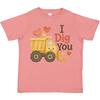 Inktastic I Dig You Toddler T-Shirt Valentines Hearts Child Preschooler Kid