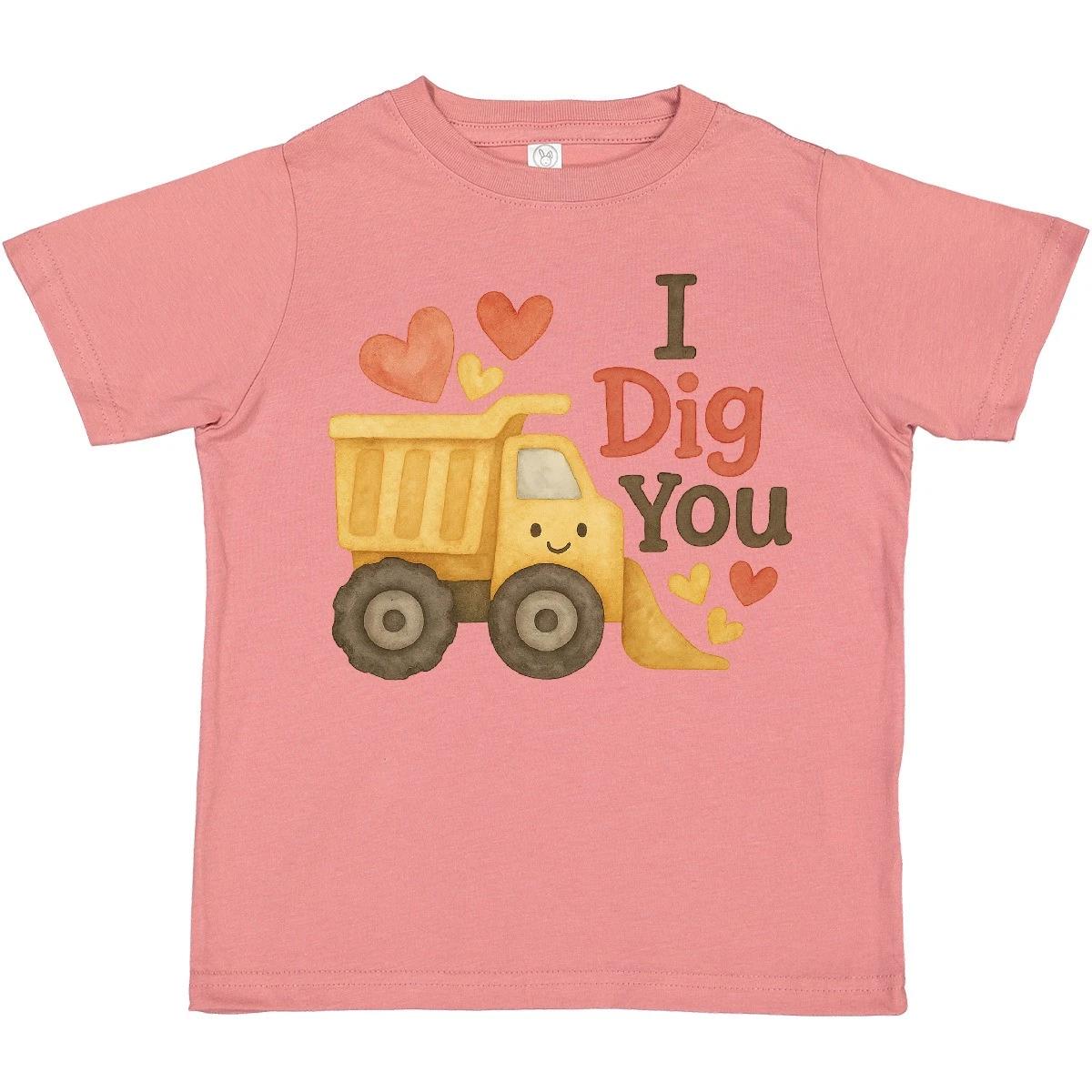 Inktastic I Dig You Toddler T-Shirt Valentines Hearts Child Preschooler Kid 100