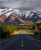Ruopoty Oil Painting Digital Highway Art Unique Gift Hand-Painted Digital Landscape Painting Living Room Decoration