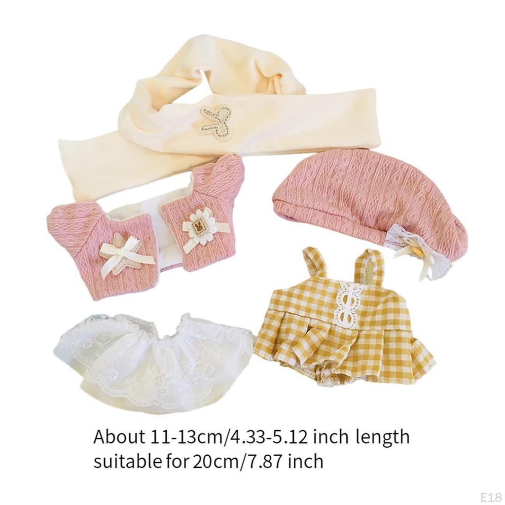 Chic Attire Collection for 20cm Dolls - Ideal Special Occasions