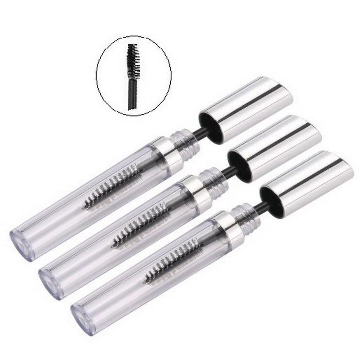 Sheng Hao 3ml Clear Mascara Tube for Eyelash Growth Serum, Empty Cosmetic Sample Bottle