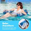1pc Floating Water Lounge Bed Inflatable Pool Hammock Chair Foldable Swimming Recliner Heavy Duty Pool Floats for Adults