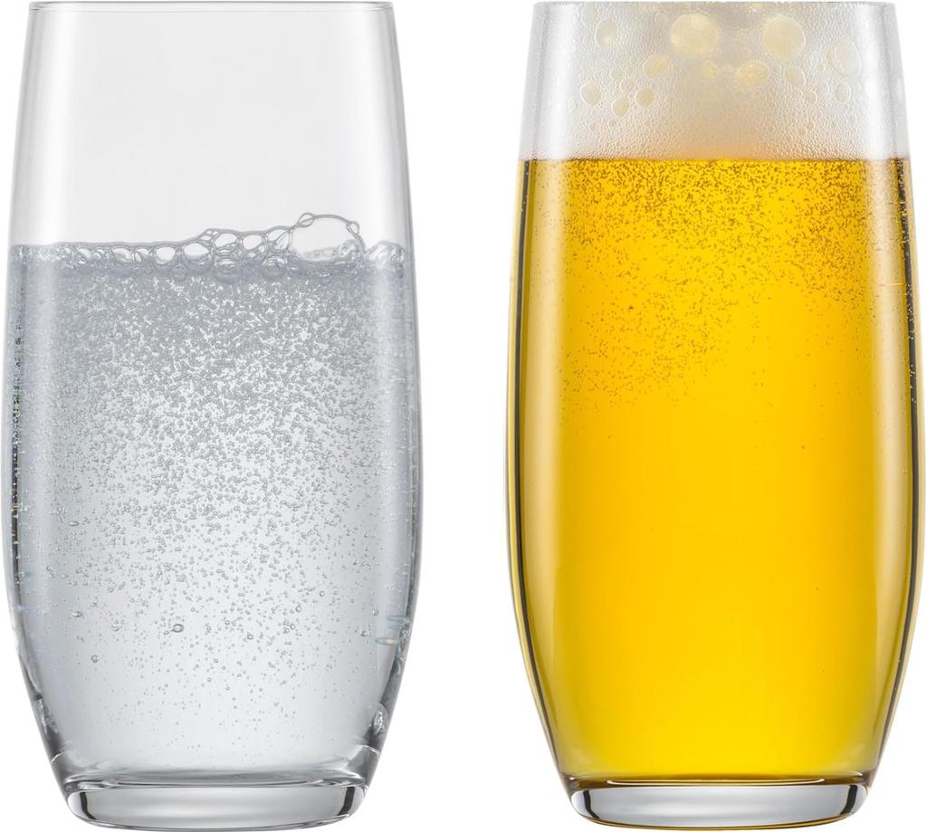 ZWIESEL GLAS Break-Resistant Beer Tumblers, For You, Pair, Machine-Made (m121875)