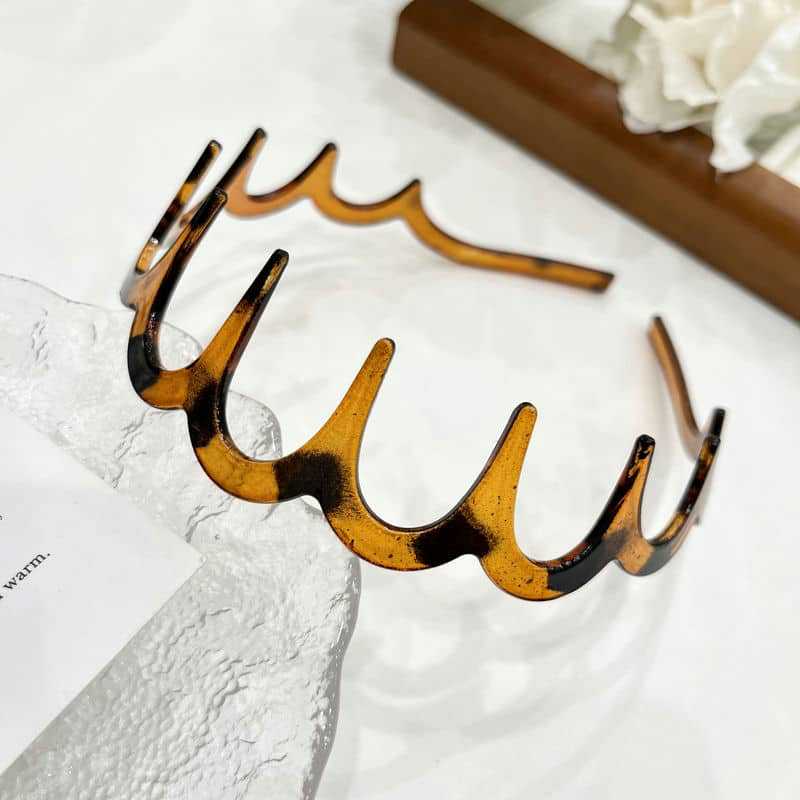 

Летняя повязка на голову с зубчатыми сломанными волосами, женская повязка на голову для выхода и умывания лица, специальная повязка на голову со шпилькой